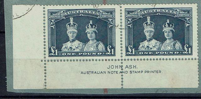 Image of Australia SG 178a FU British Commonwealth Stamp